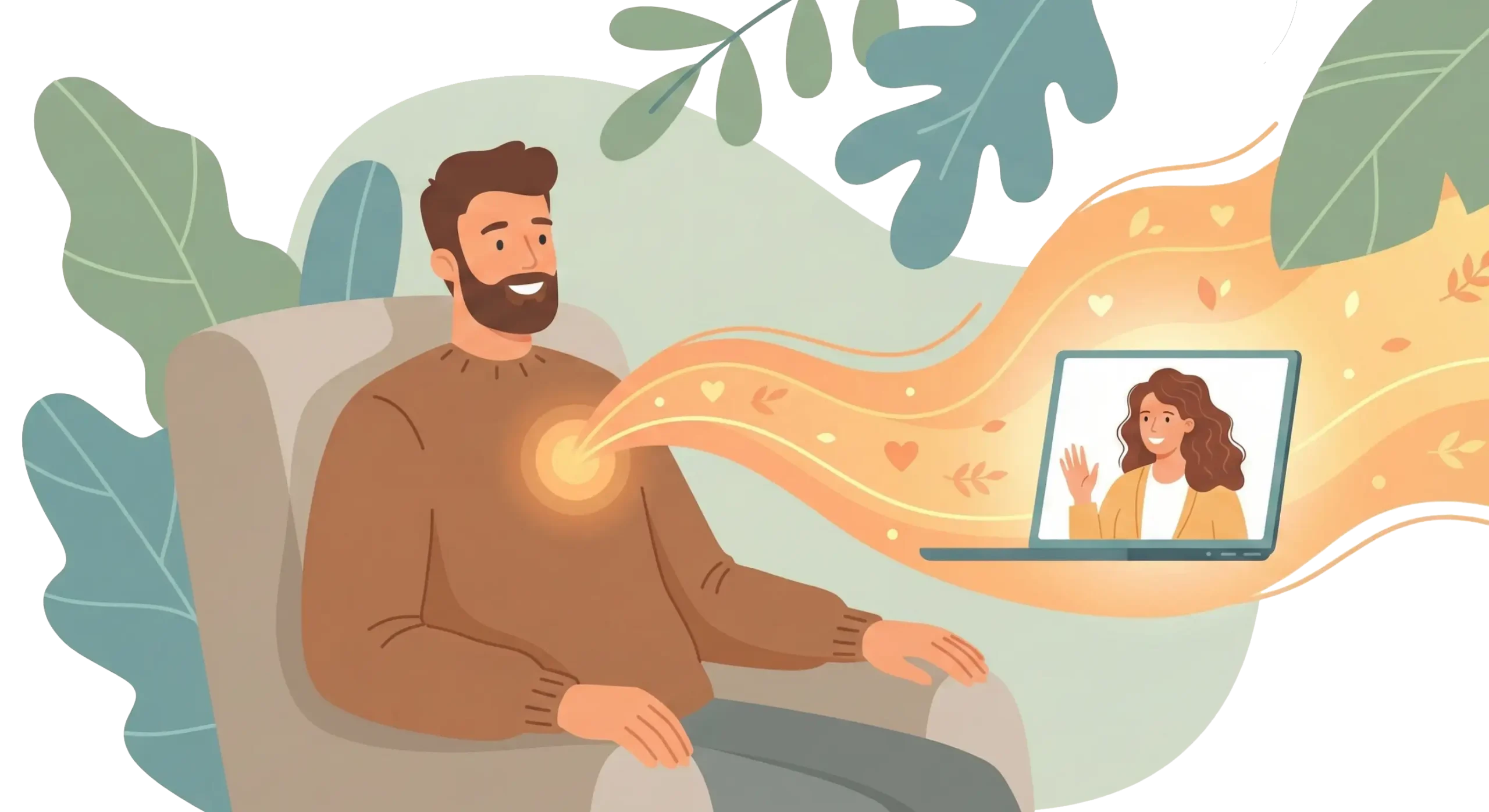 Online Psychotherapie per Videoanruf